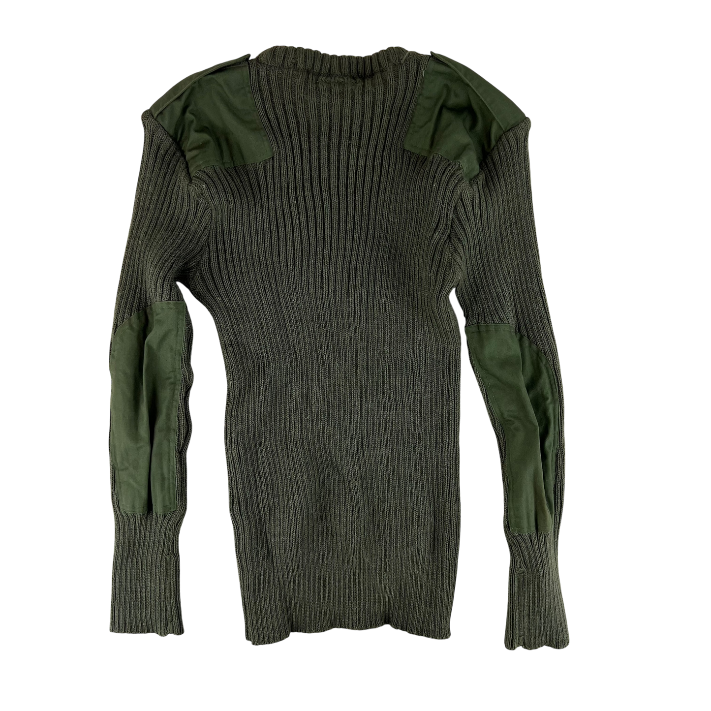 British Army Olive Green Pullover Jumper - Large 106cm