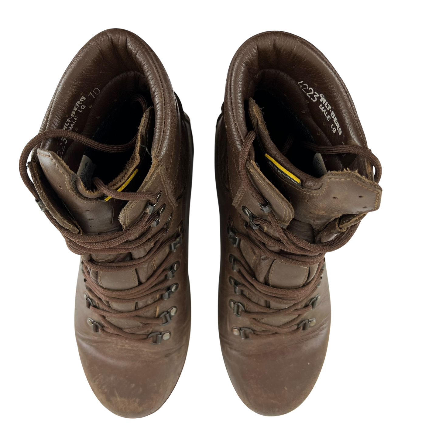 British Army Altberg Defender Brown Combat Boots - Size 10 L