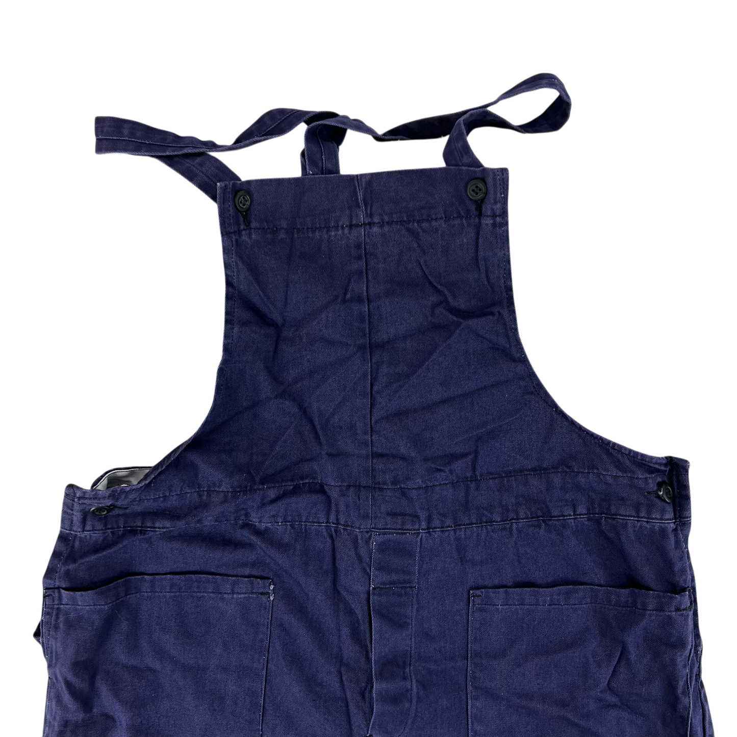 British Royal Navy 50s Salopettes Bibbed Dungarees - W42 L31.5