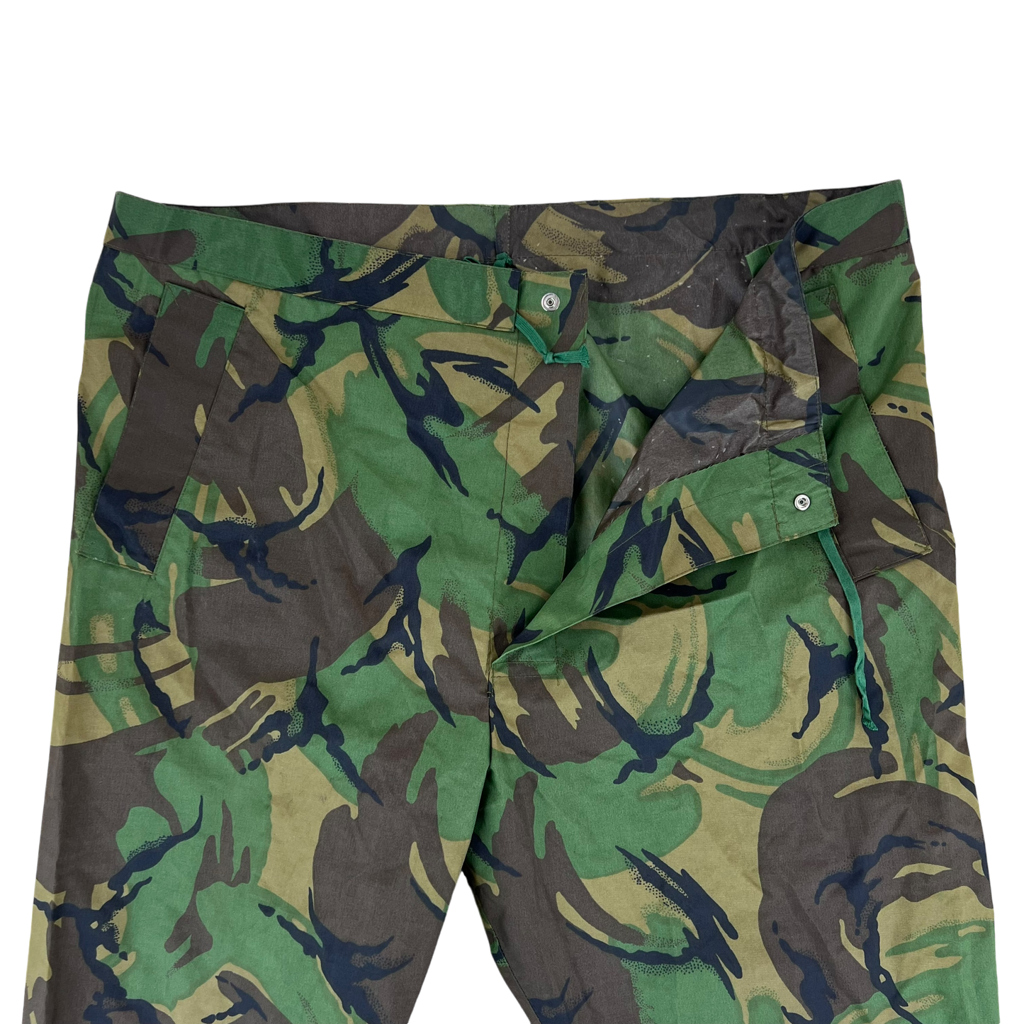 British Army Woodland DPM Camouflage MVP Waterproof Trousers - W43 L34