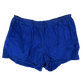 West German Army Cotton PTI Blue Swim Shorts - Small