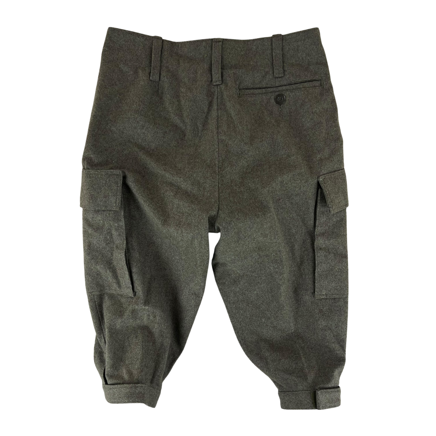 West German Army 80s Green Wool 3/4 Shorts - W31