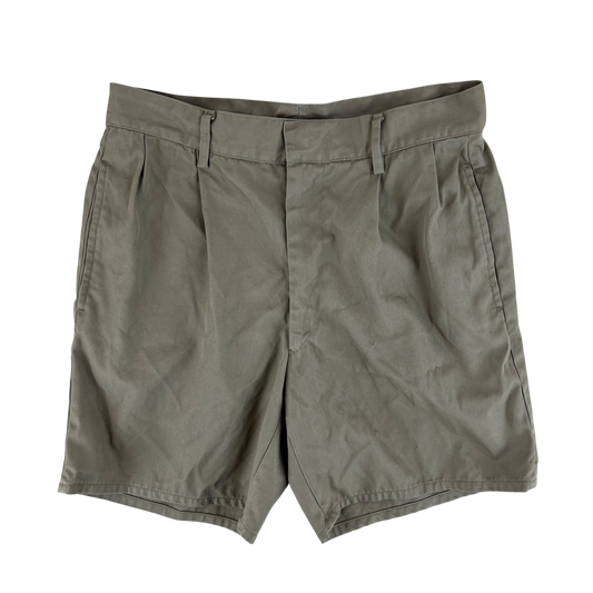 Italian Army 80s Stone Chino Shorts - W29