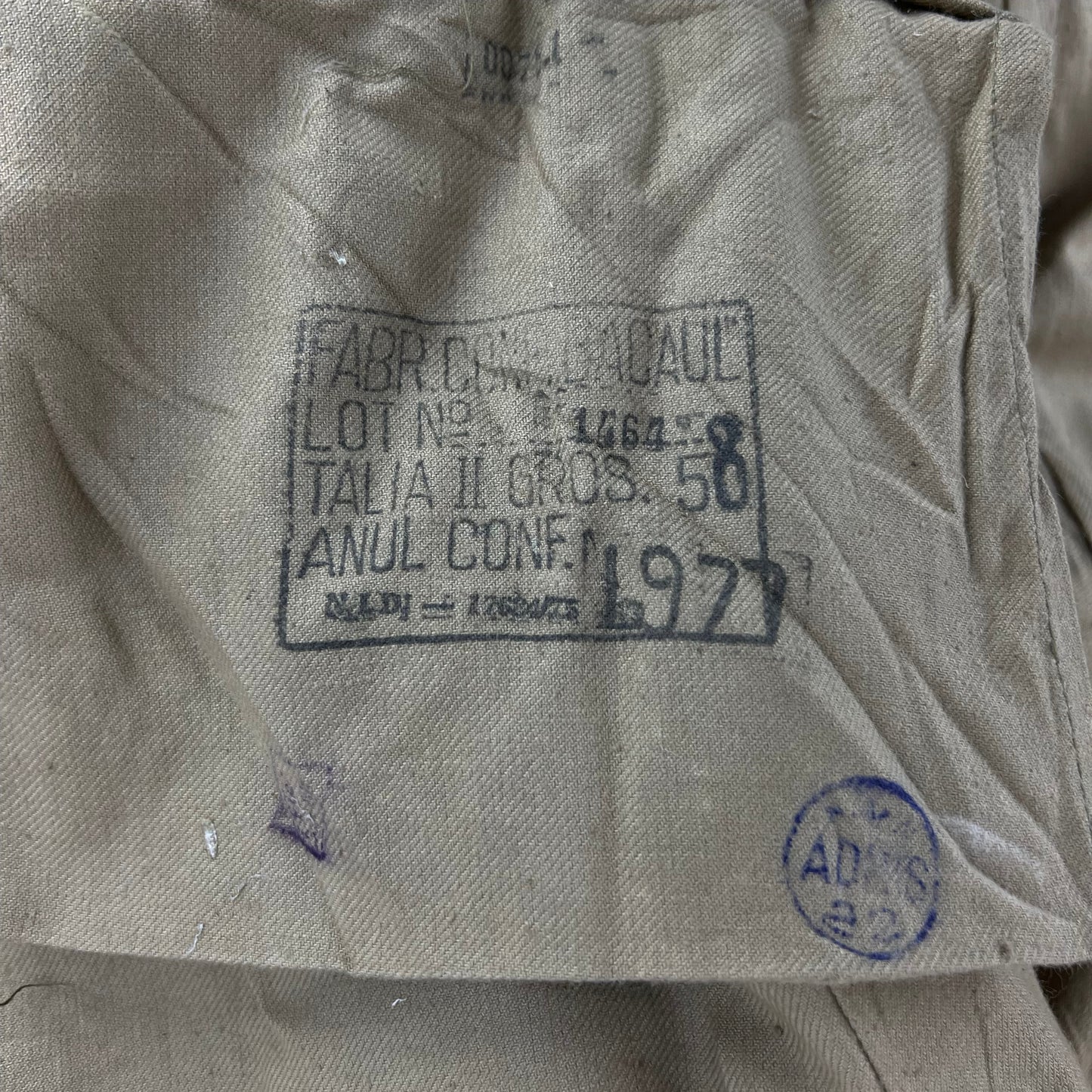 Romanian People's Army 70's Khaki Wool Greatcoat - Large