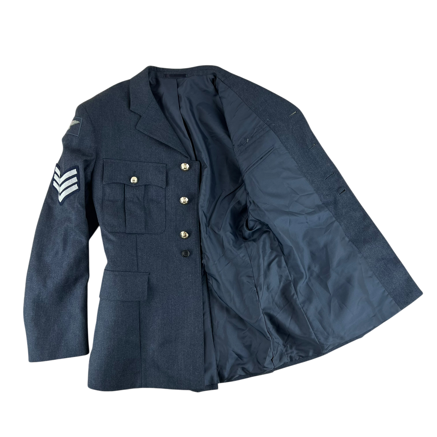 British Royal Air Force No. 1 Dress Jacket w/ Belt - Large 112R