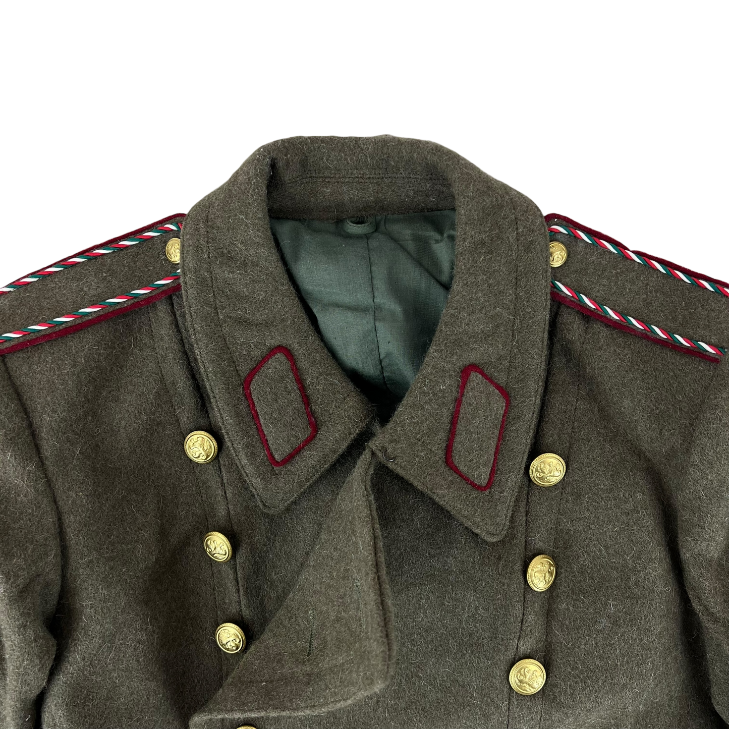 Bulgarian Army Khaki Wool Greatcoat - Medium