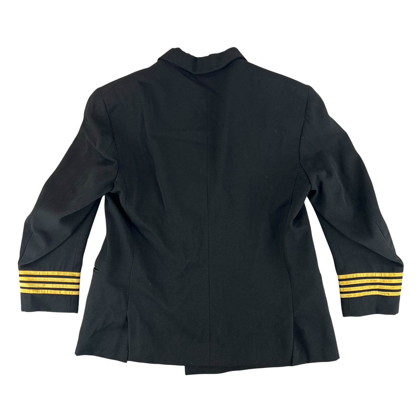 British Royal Navy 70s Dress Jacket - Royal Fleet Auxiliary - Large