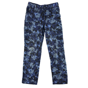 Romanian Navy M2017 Blue Camouflage Ripstop Trousers - W30 L31