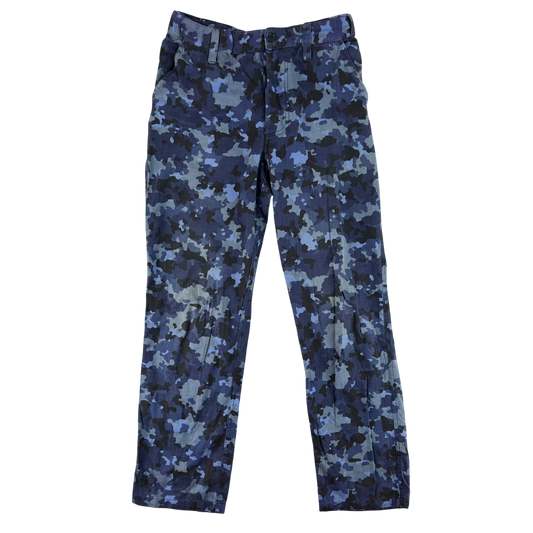 Romanian Navy M2017 Blue Camouflage Ripstop Trousers - W30 L31
