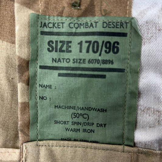Iraqi Army 80s Desert DPM Camouflage Combat Shirt Jacket - Medium 170/96