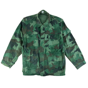 Serbian Army M93 Oak Leaf Camouflage Field Jacket - Large