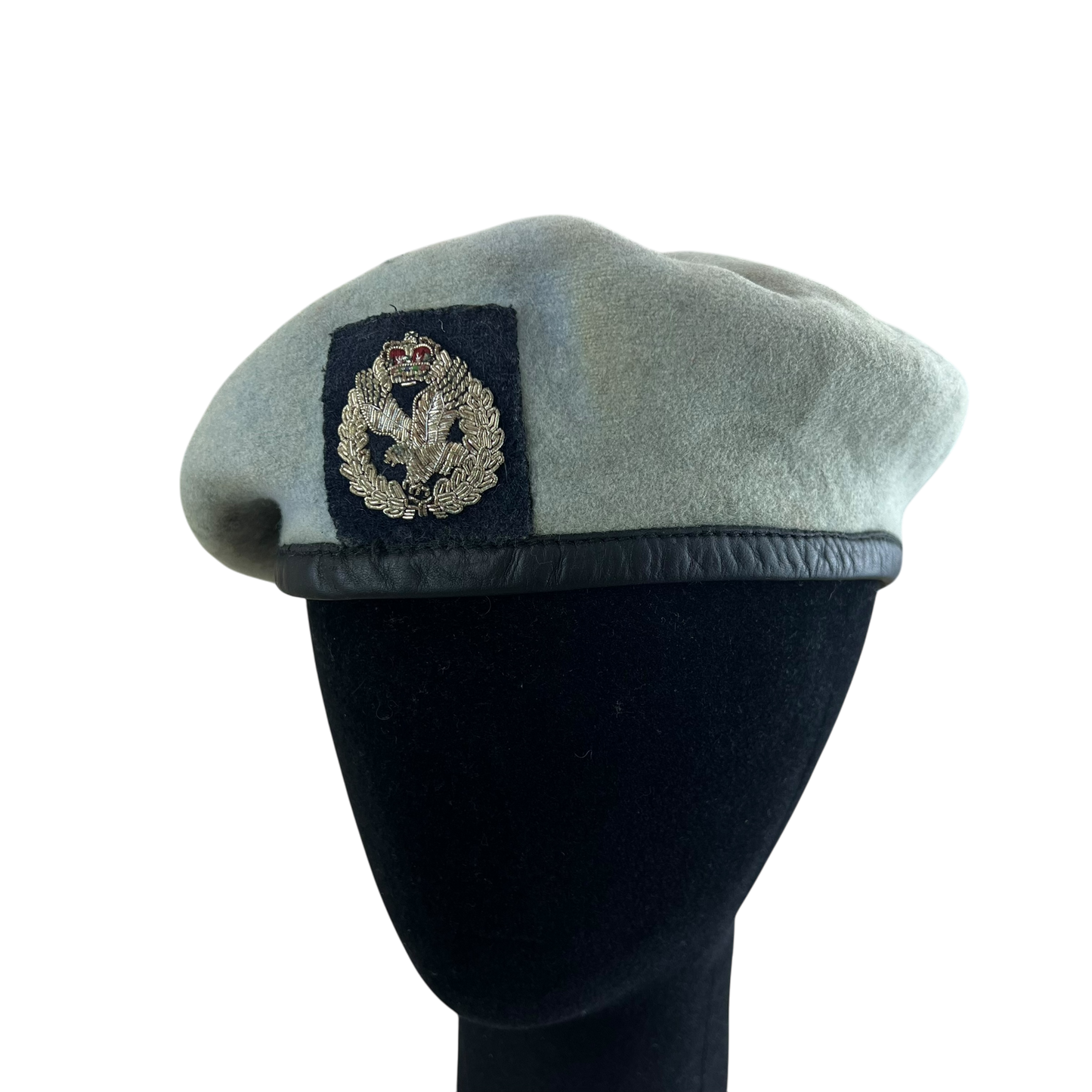 British Royal Air Force Army Air Corps AAC Beret w/ Badge - Medium