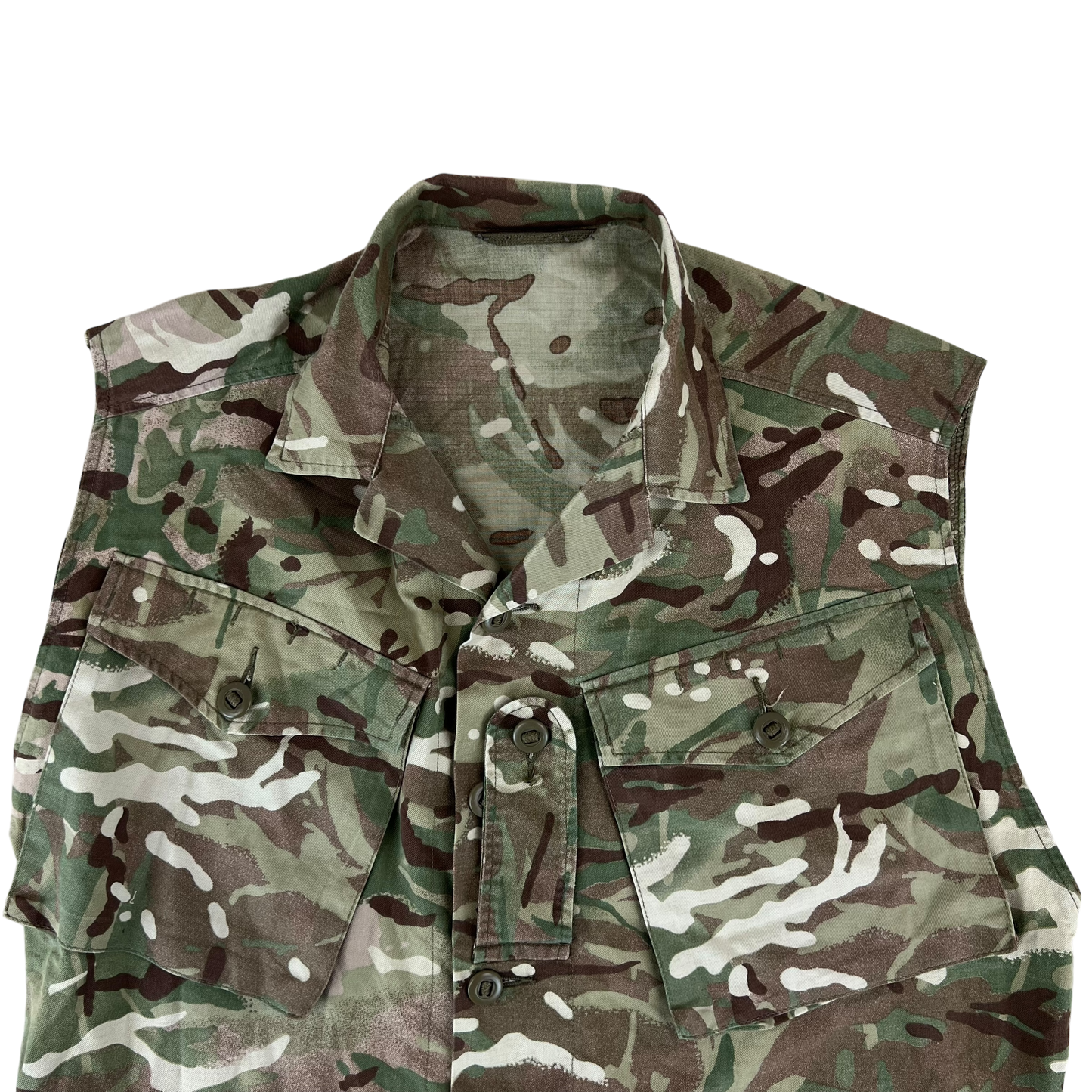 British Army MTP Camouflage Field Tailored Barracks Shirt / Vest - Medium 170/96