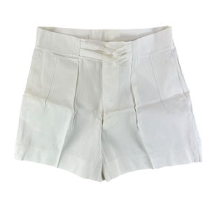 British Merchant Navy 50s Tropical White Shorts - W40