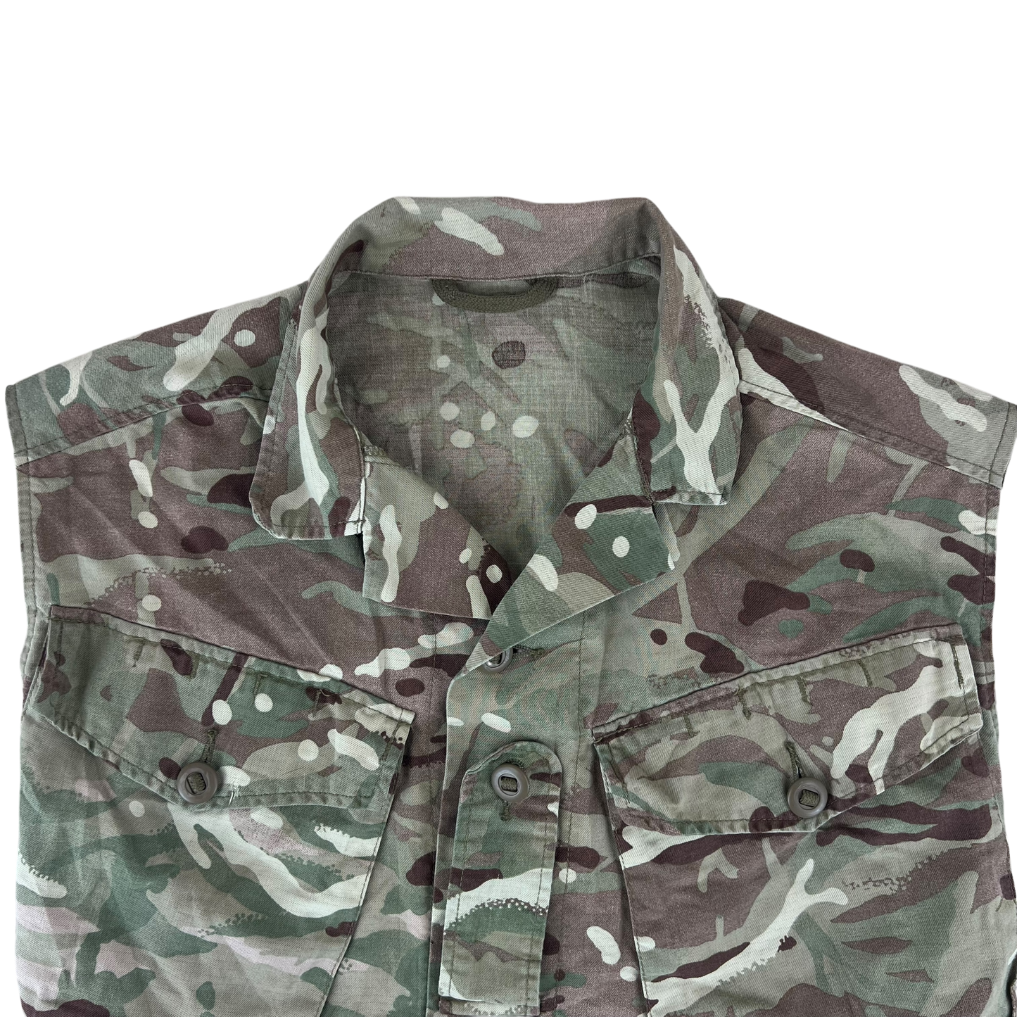 British Army MTP Camouflage Field Tailored Barracks Shirt / Vest - Small 170/88