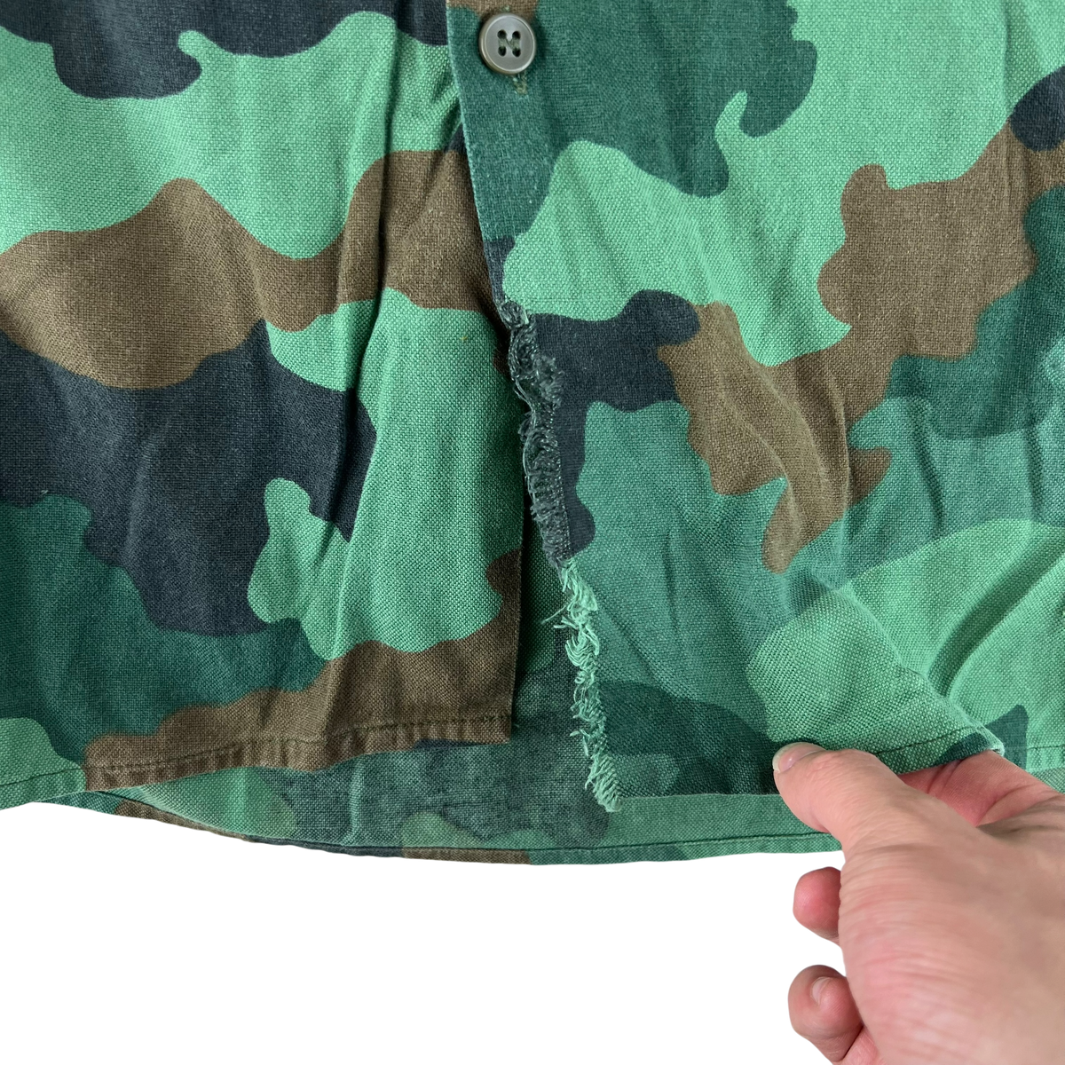 Serbian Army M93 Oak Leaf Camouflage Shirt - Large