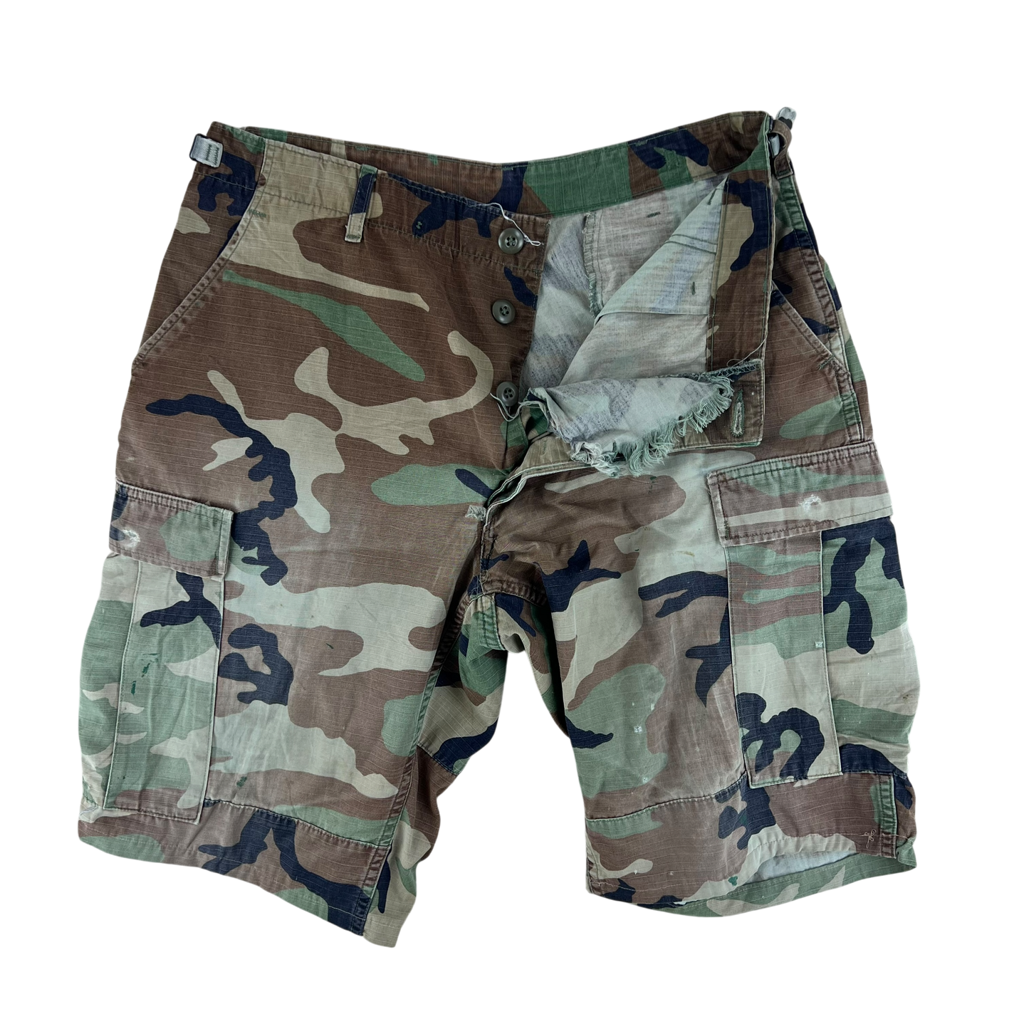 US Army M81 Woodland Camouflage Shorts - W34
