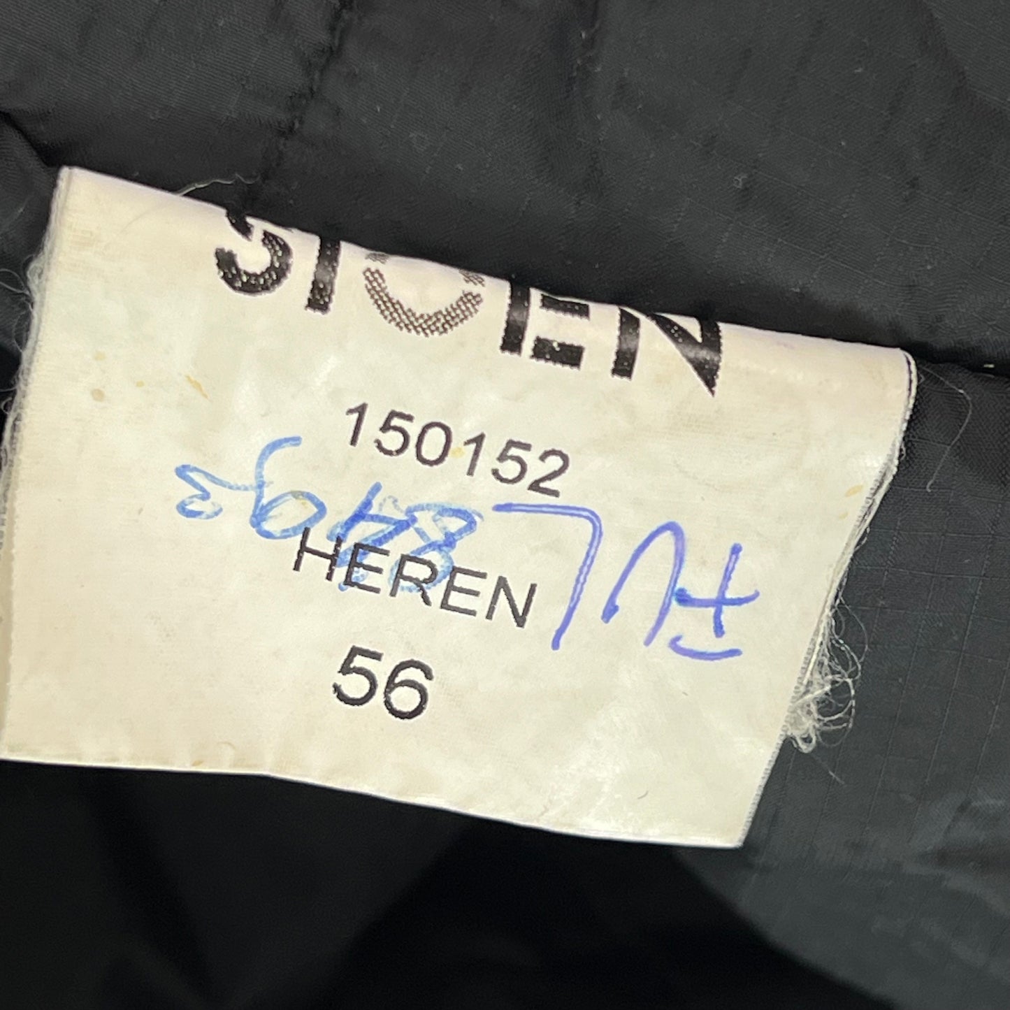 Dutch Army MoD Black Cold Weather Jacket / Jacket Liner - X Large