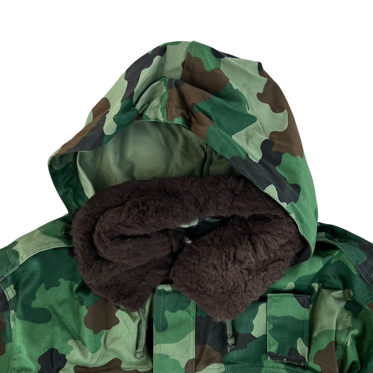Serbian Army M93 Oak Leaf Camouflage Parka w/ Thermal Liner - Medium 172/100