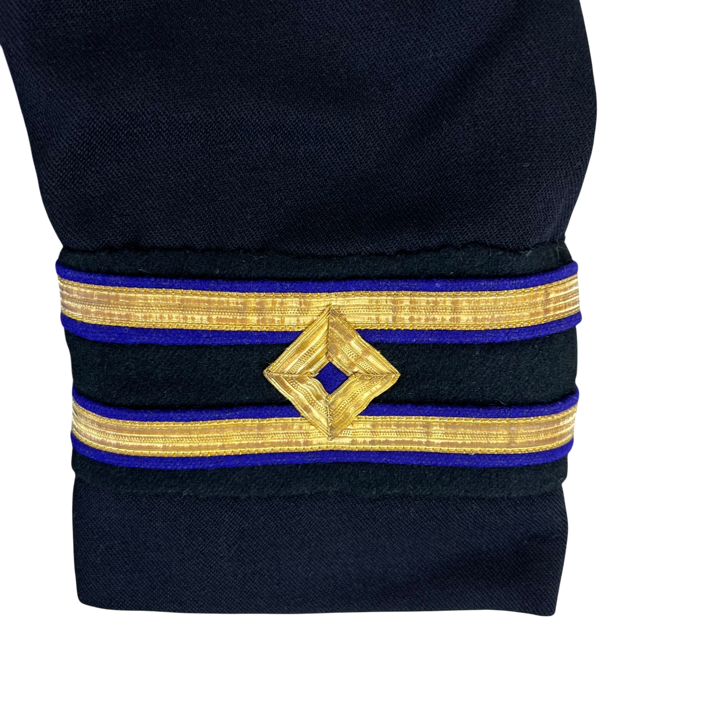 British Merchant Navy Black Dress Blazer Jacket - Medium