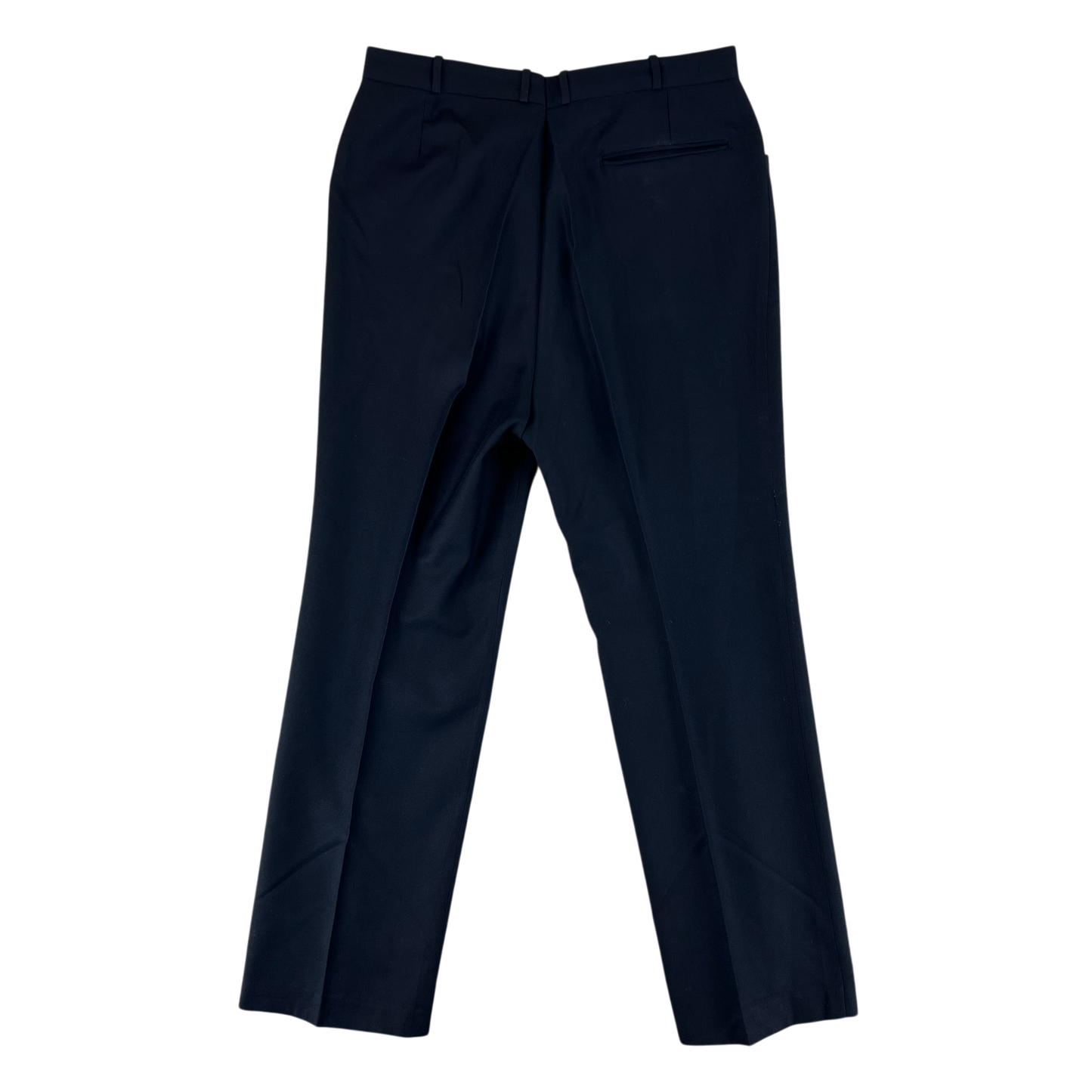 British Salvation Army 70s Navy Dress Trousers - W32 L30