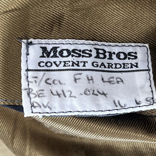 British Army 60s Moss Bros. No. 2 Olive Green Dress Jacket - RLC - Medium