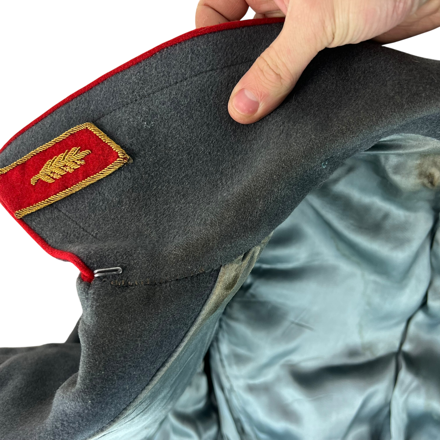 Soviet Russian Army Grey Wool General's Greatcoat - Large