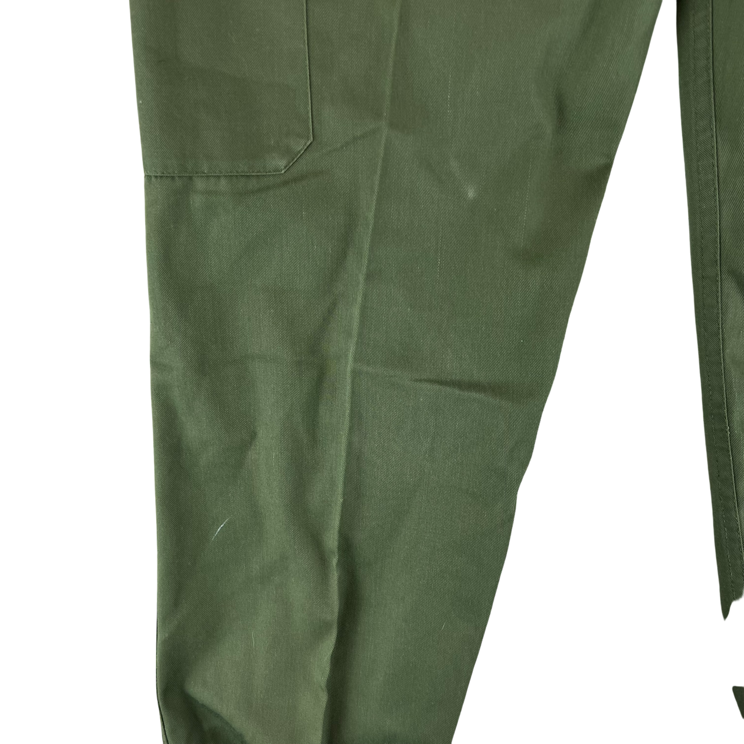 British Army Olive Green Fatigue Work Trousers - W31 L29