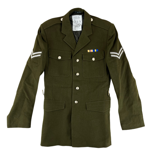 British Army 1980 Pattern No. 2 Olive Green Dress Jacket - RLC - Medium 182/100