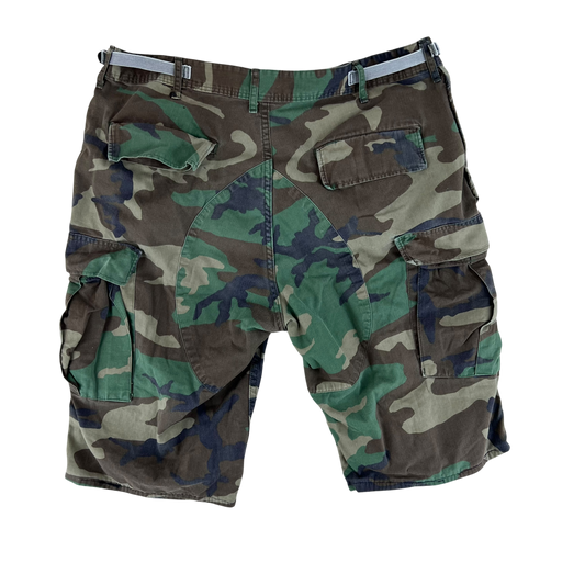 US Army M81 Woodland Camouflage Shorts - W38
