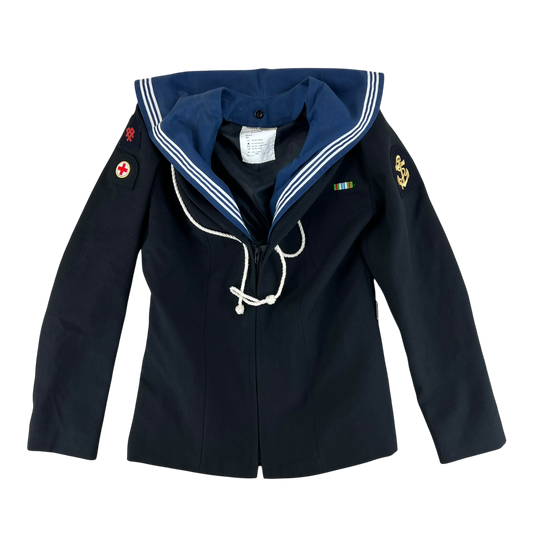 British Royal Navy Women's Class II Jumper Sailor's Top - Medium 92L