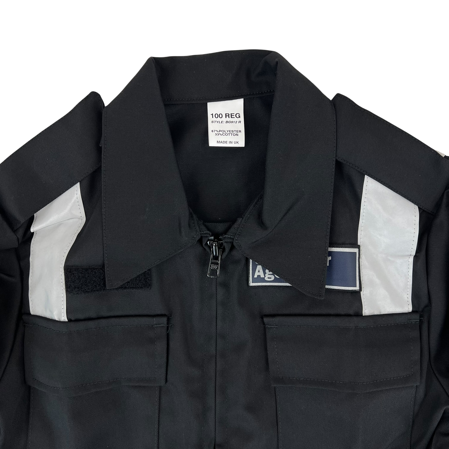 British MoD Home Office Black Coveralls - UK Border Agency - Medium