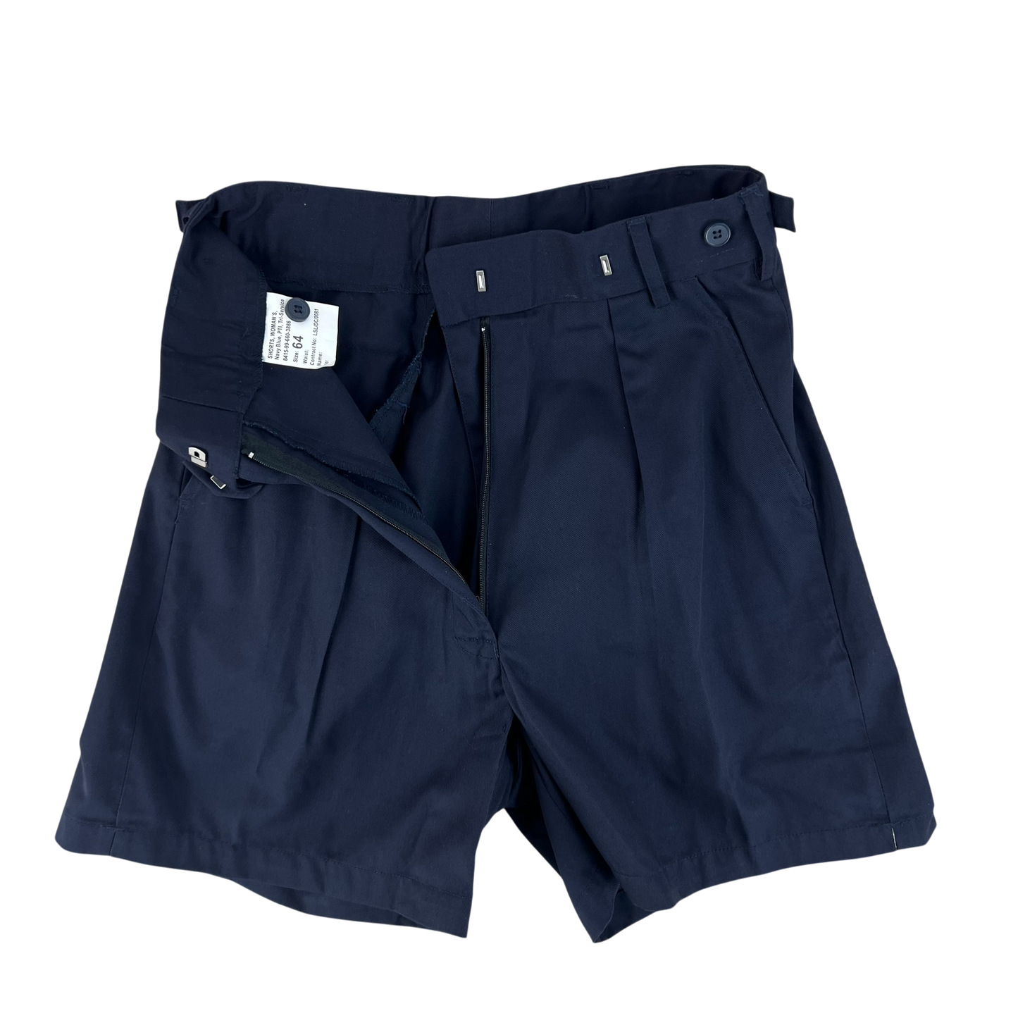 British Army / Tri-Services Women's Navy Blue PTI Shorts - W25