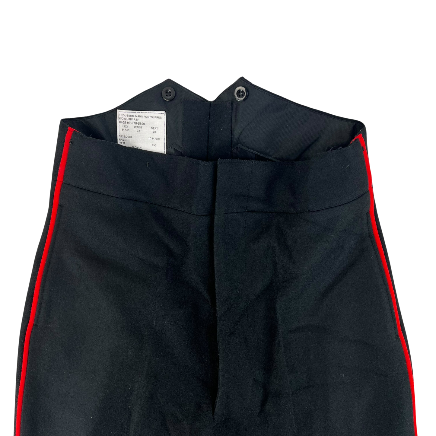 British Army No 1 Dress Footguards WO Musician's R&F Trousers - W32 L33.5