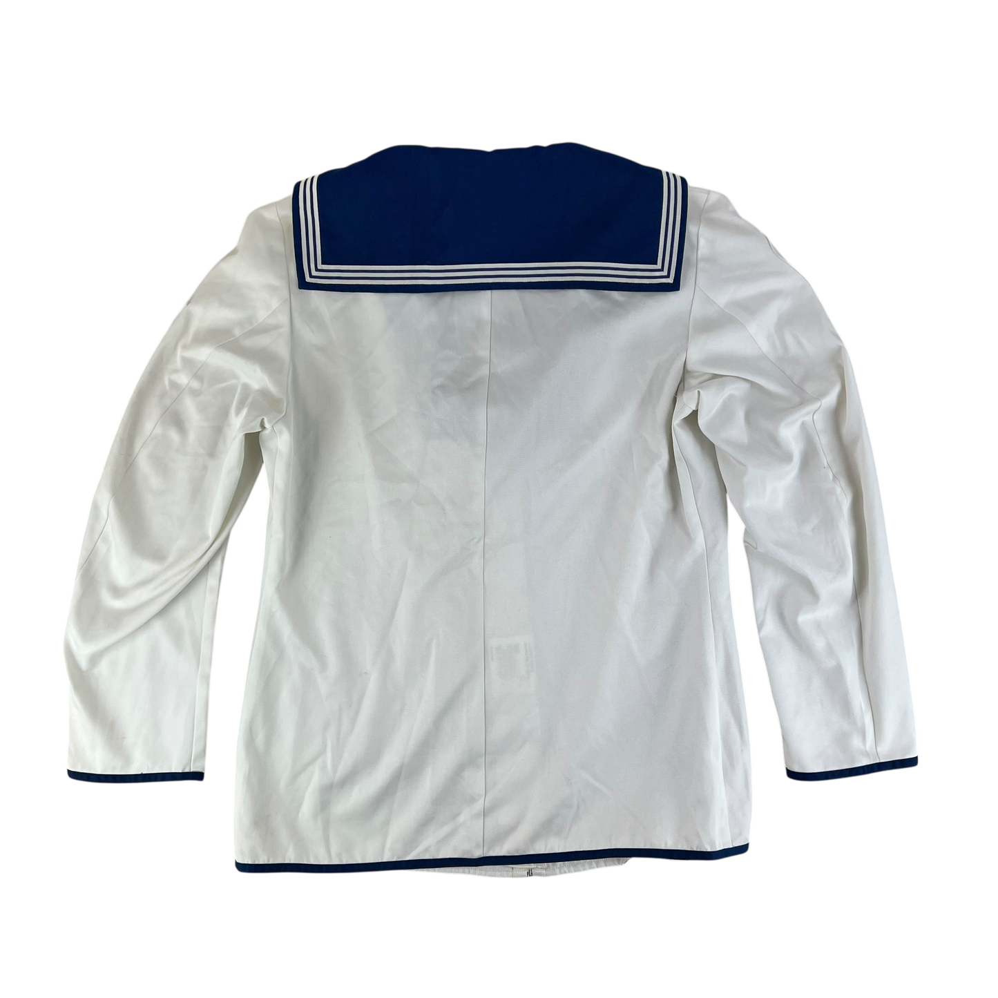 British Royal Navy Class II White Jumper Sailor's Top - X Large 188/120