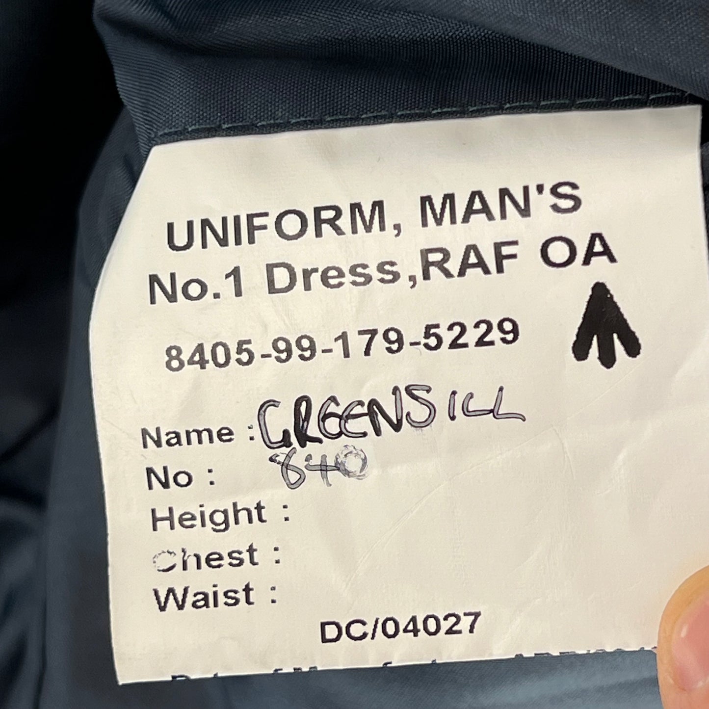 British Royal Air Force No. 1 O.A. Dress Jacket -