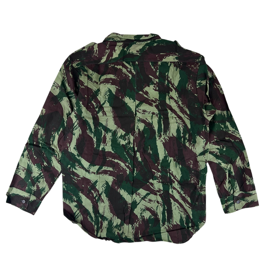 Portuguese Army M63 Lizard Camouflage Long Sleeve Shirt - Medium