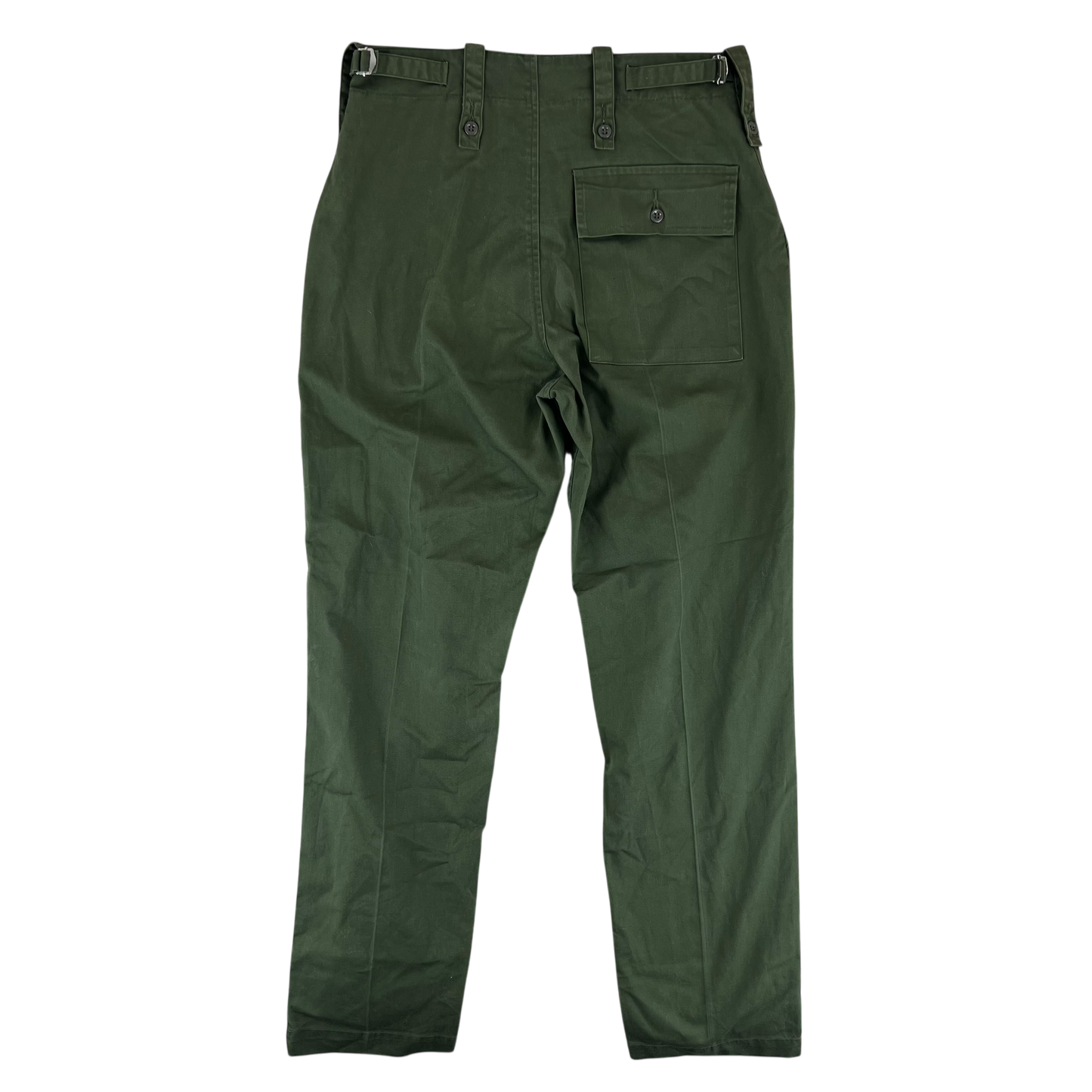 British Army Olive Green Fatigue Work Trousers - W34 L32
