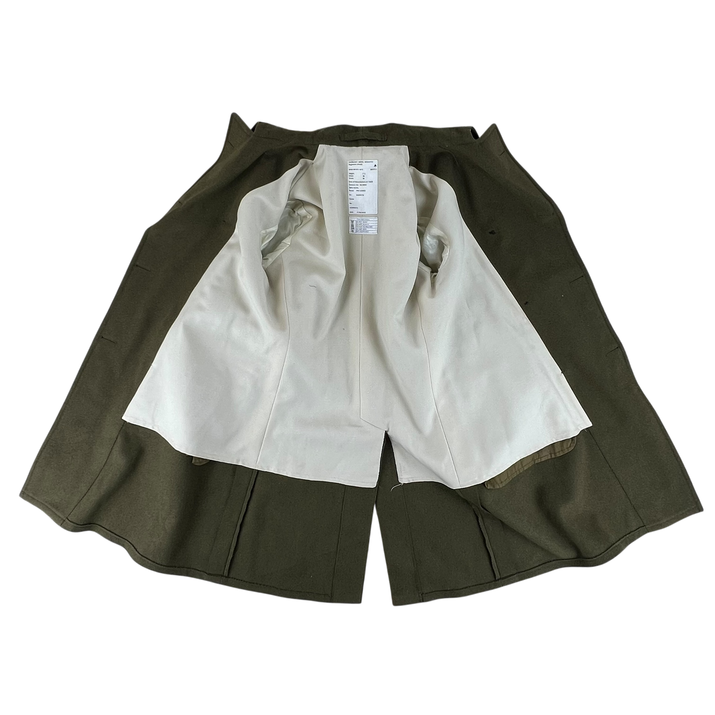 British Army Khaki Wool Greatcoat - Colonels & Brigadiers - Medium
