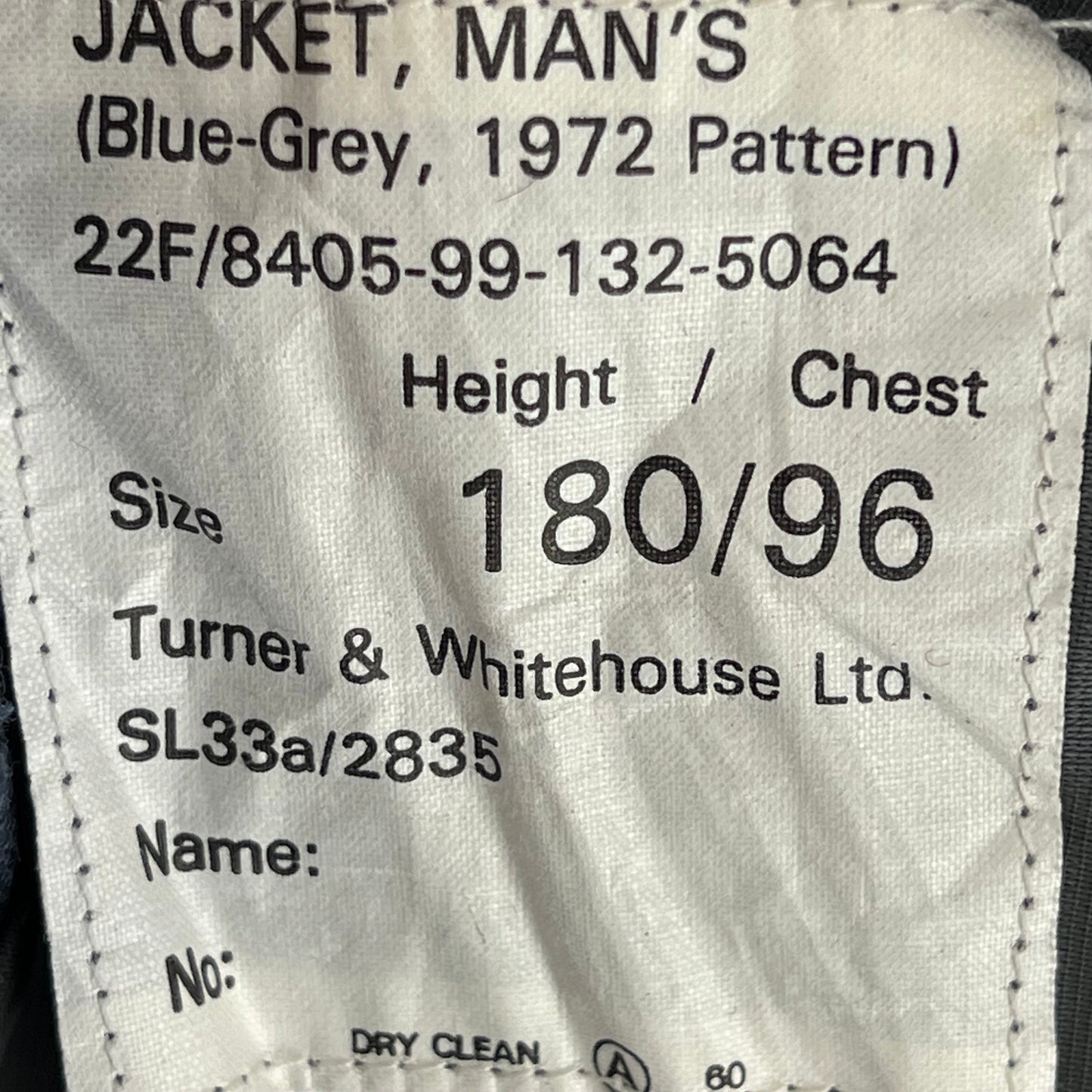 British Air Force RAF 72 Pattern GP Jacket - Medium 180/96