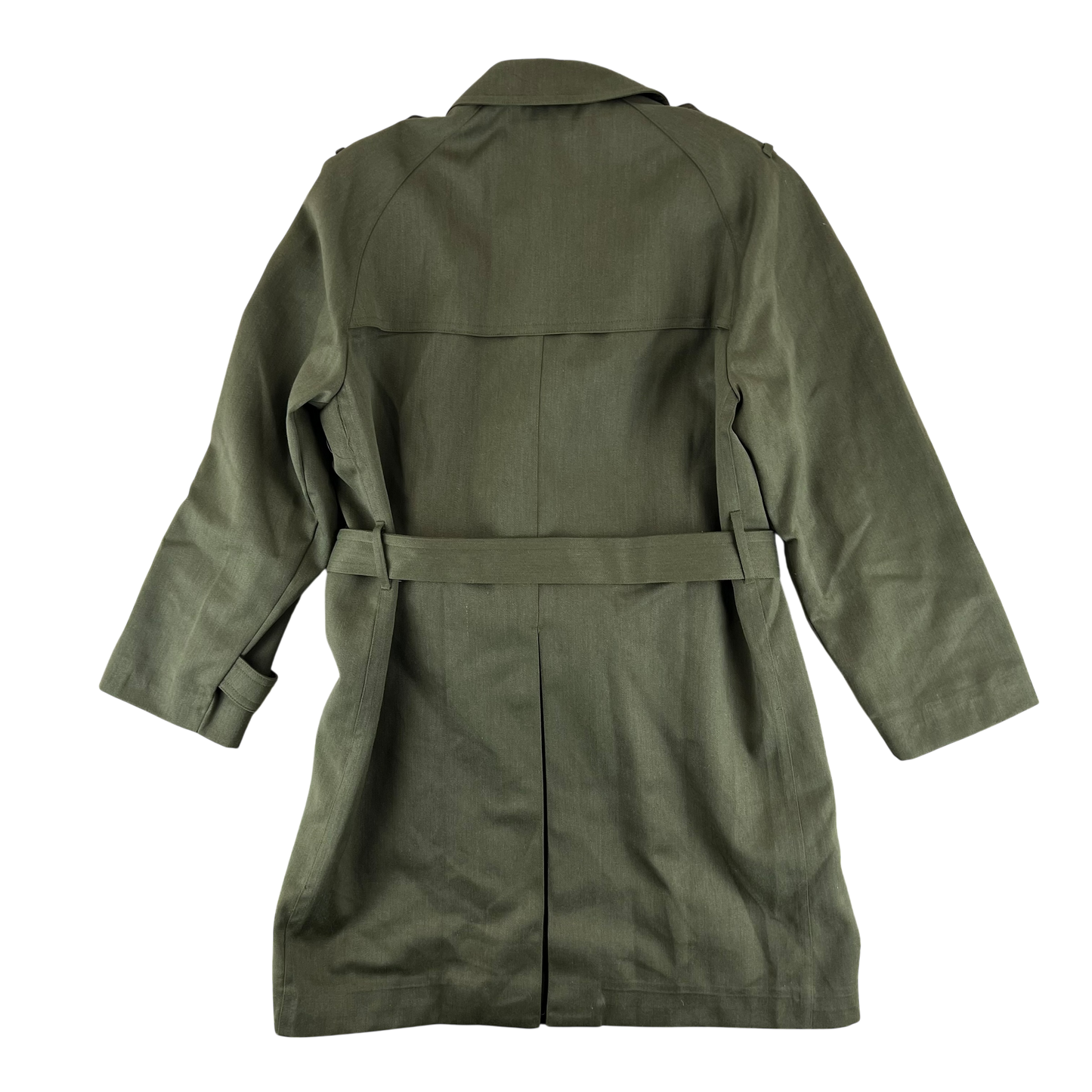 Spanish Army 80s Green Trenchcoat - Medium