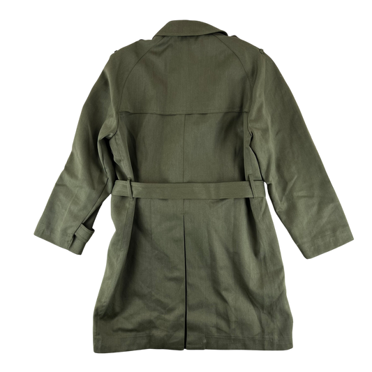 Spanish Army 80s Green Trenchcoat - Medium