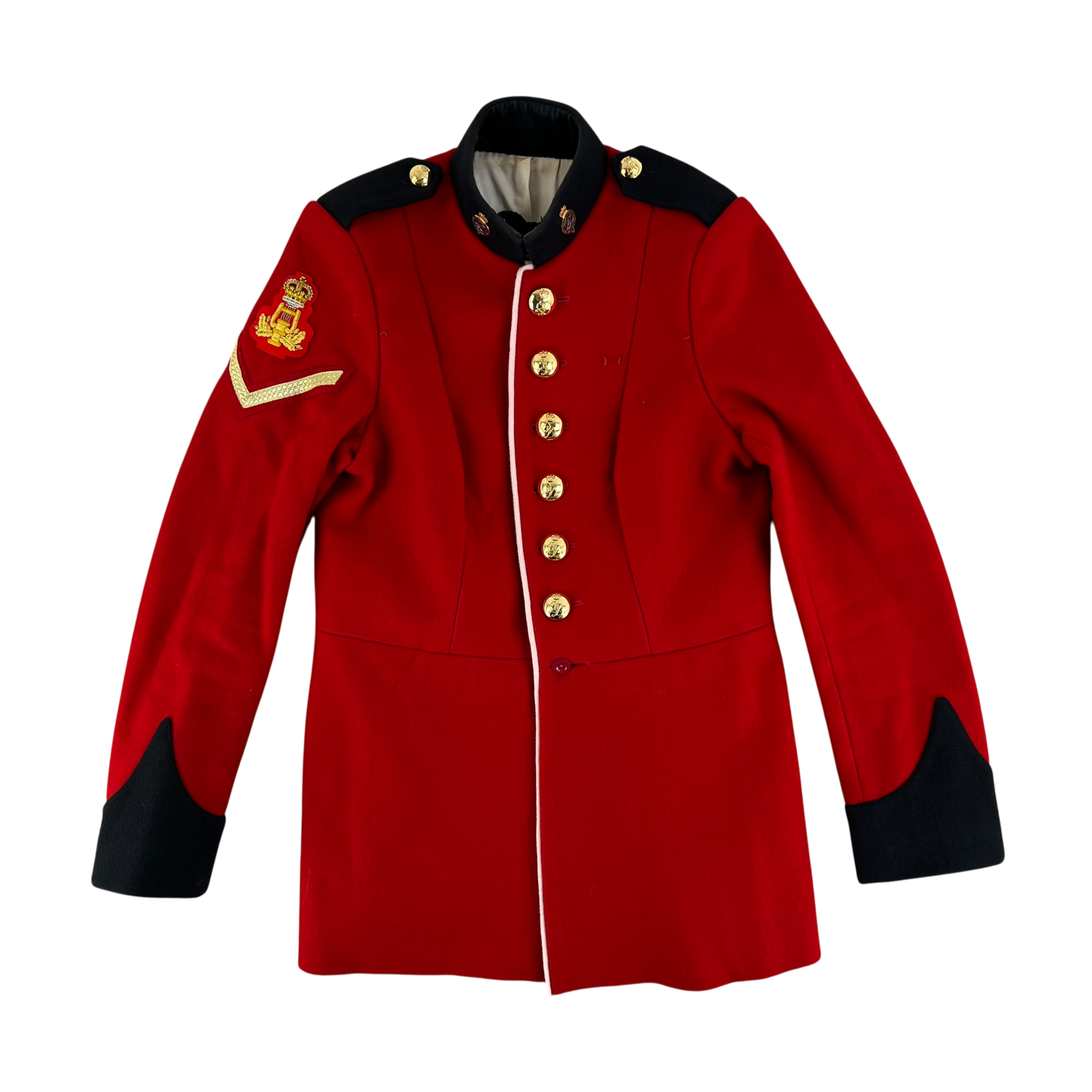 British Army Red Tunic Jacket - Queen's Division Minden Band - Small