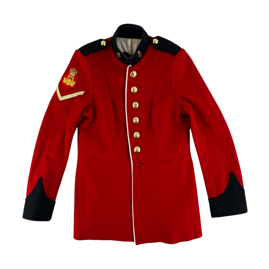 British Army Red Tunic Jacket - Queen's Division Minden Band - Small
