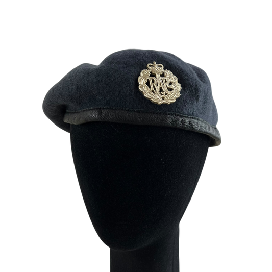 British RAF Beret w/ Badge - X Large 62cm