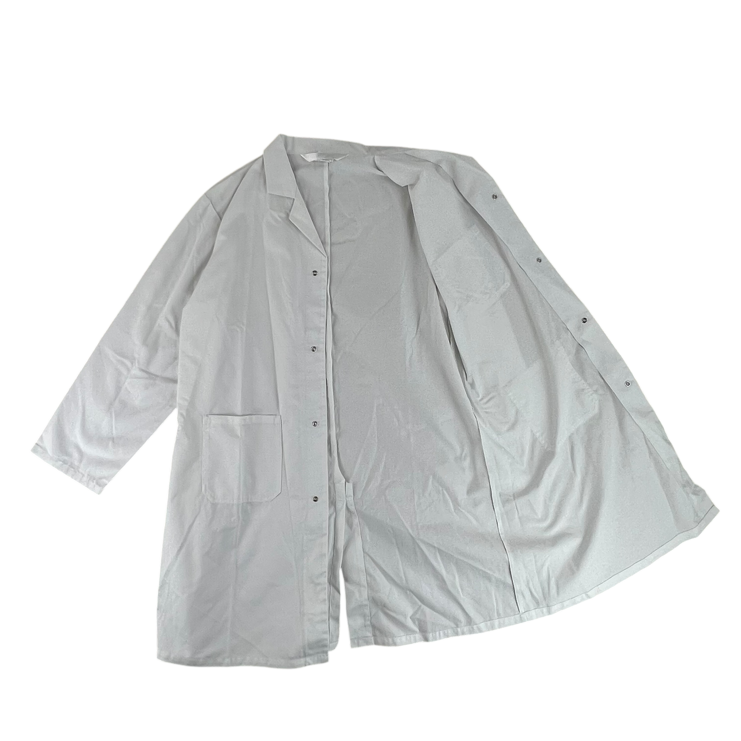 British Royal Navy White Dust Coat Overall - Large
