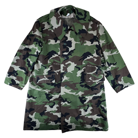 Slovak Army M97 Camouflage Dispatch Trench Coat - XX Large