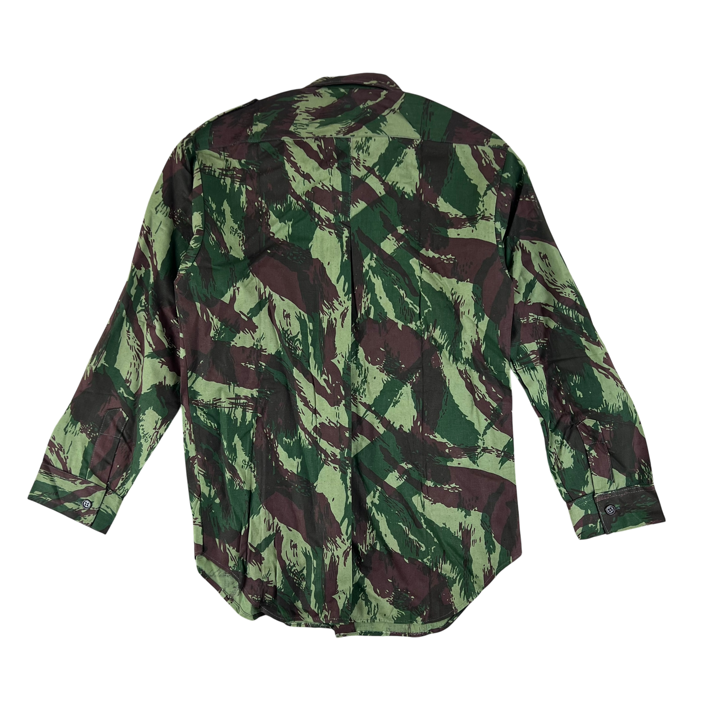 Portuguese Army M63 Lizard Camouflage Long Sleeve Shirt - Small