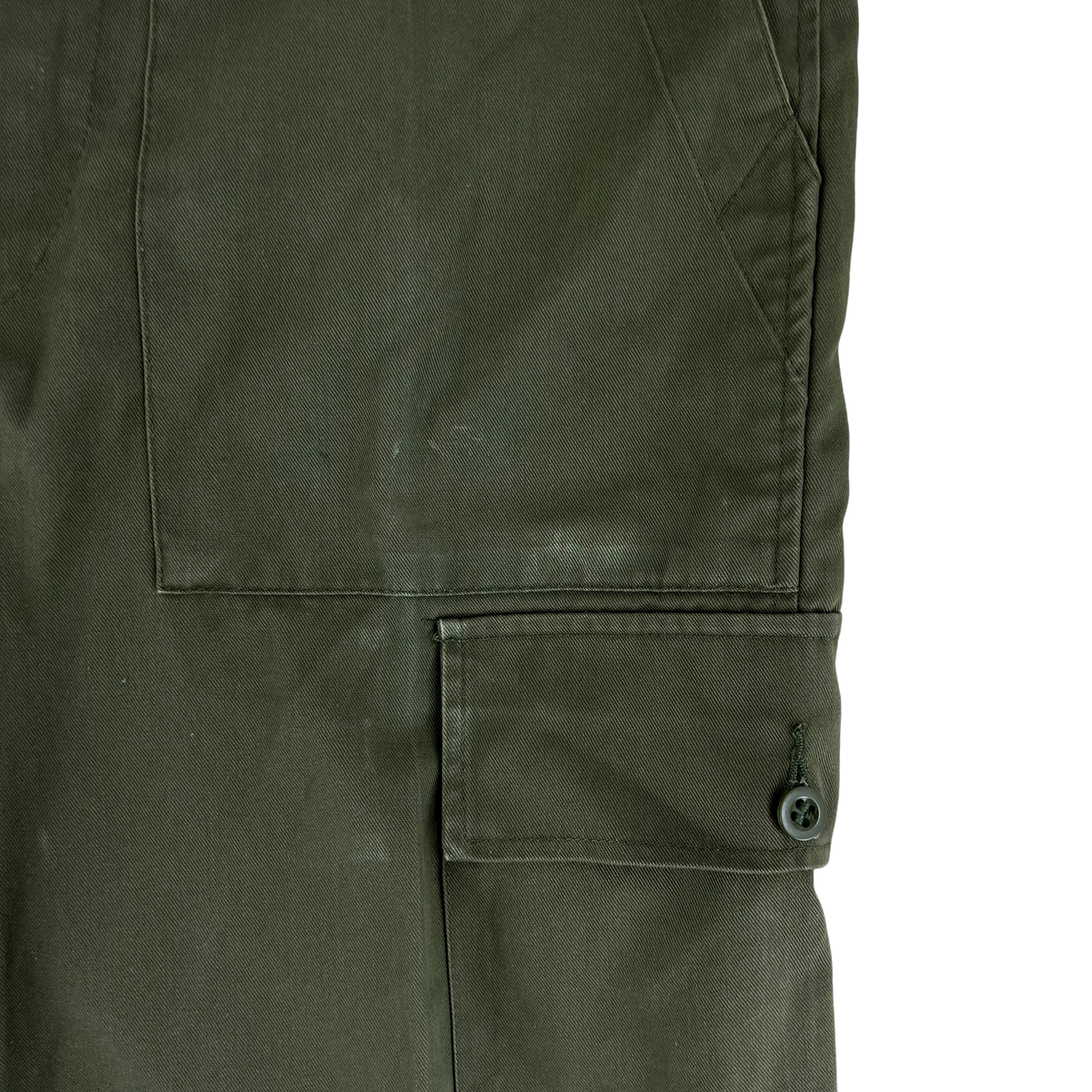 British Army Olive Green Fatigue Work Trousers - W31 L33