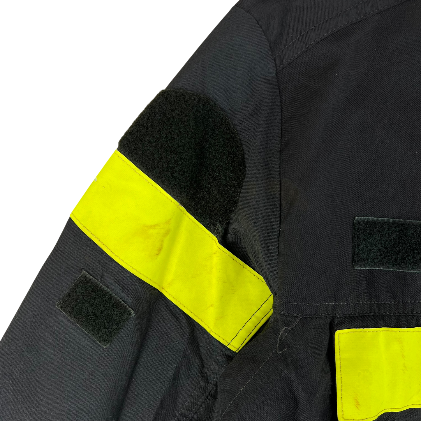 Italian Fire Services Hi-Vis Black Jacket - X Large
